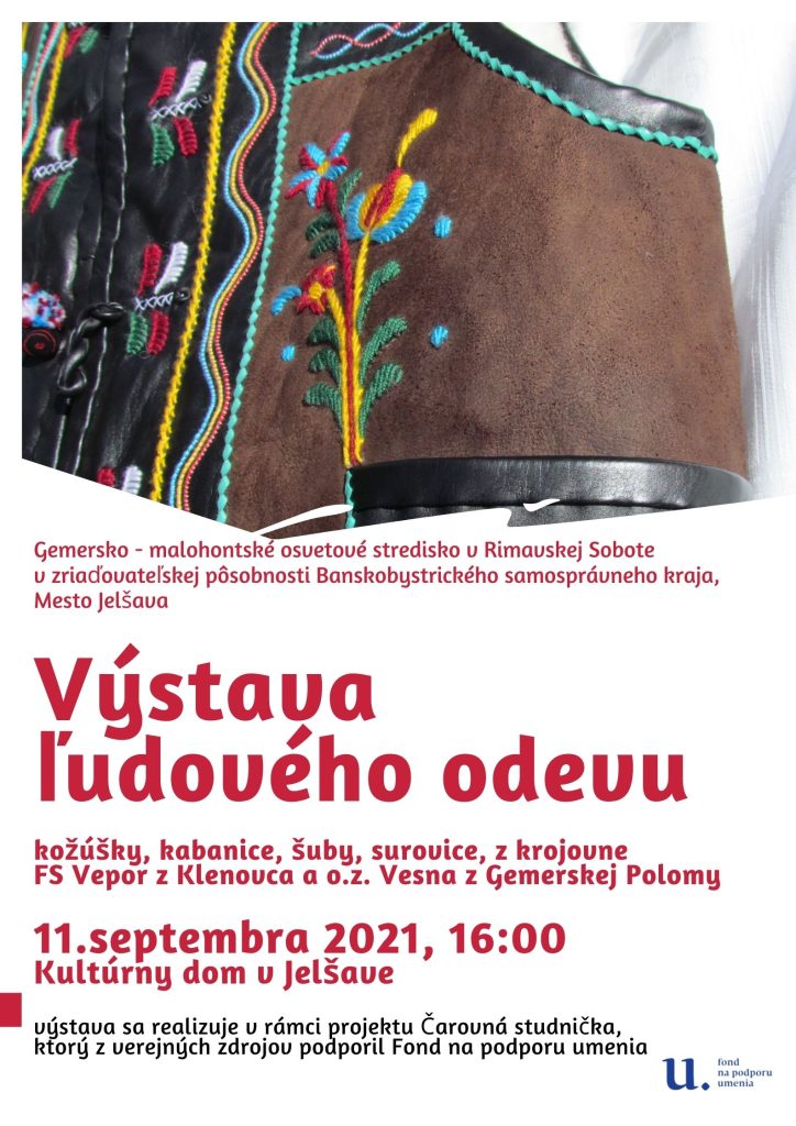 výstava ľudového odevu plagát