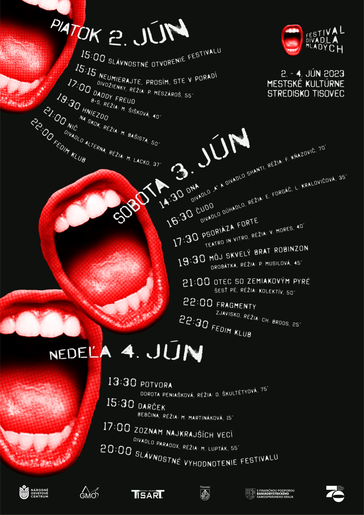 Programový plagát festivalu, nižšie v pdf verzii